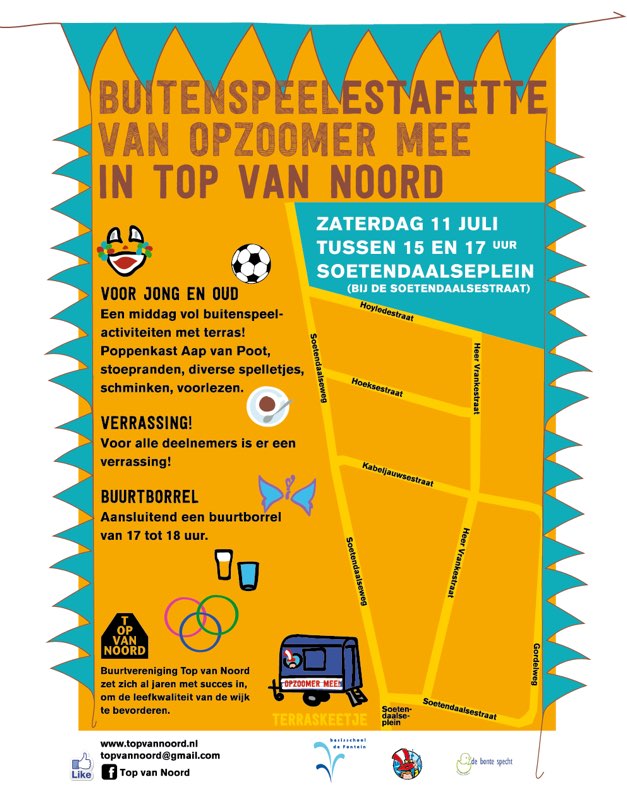 Buitenspeel Estafette in Top van Noord!