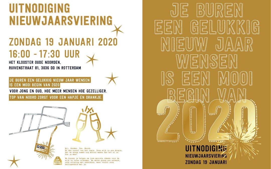 Uitnodiging nieuwjaarsviering